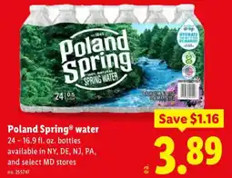 Lidl Poland springâ“¡ water offer
