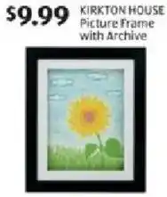 Aldi Kirkton house picture frame with archive offer
