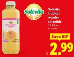 Lidl Solevita tropical wonder smoothie offer
