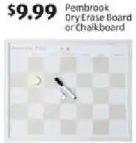 Aldi Pembrook Dry Erase Board or Chalkboard offer