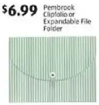 Aldi Pembrook Expandable File Folder offer