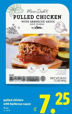 Lidl Pulled chicken with barbecue sauce offer