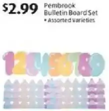 Aldi Pembrook Bulletin Board Set offer