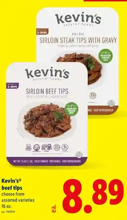 Lidl Kevin's® beef tips offer