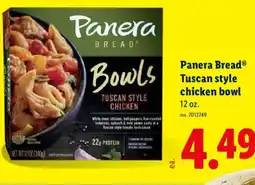 Lidl Panera breadâ“¡ tuscan style chicken bowl offer