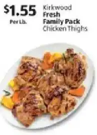 Aldi Kirkwood Fresh Family Pack Chicken Thighs offer
