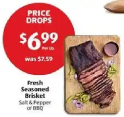 Aldi Fresh Seasoned Brisket offer