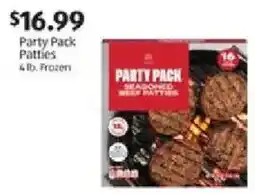 Aldi Party Pack Patties offer