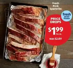 Aldi Fresh Pork Spareribs offer