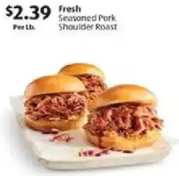 Aldi Fresh Seasoned Pork Shoulder Roast offer