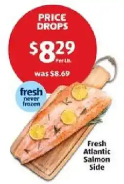 Aldi Fresh Atlantic Salmon Side offer
