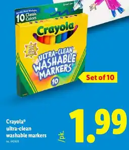 Lidl Crayola® ultra-clean offer