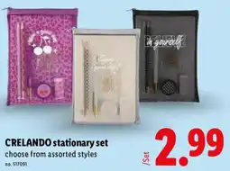 Lidl CRELANDO stationary set offer
