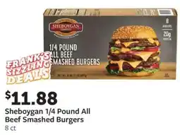Fareway Sheboygan 1/4 pound all beef smashed burgers offer