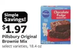 Fareway Pillsbury original brownie mix offer