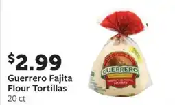 Fareway Guerrero fajita flour tortillas offer