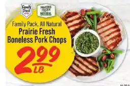 IGA Prairie Fresh Boneless Pork Chops offer