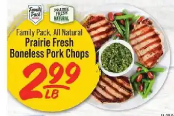 Prairie Fresh Boneless Pork Chops