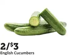 Fareway English Cucumbers offer