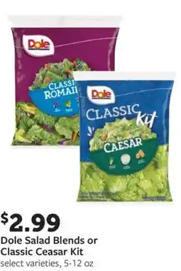 Fareway Dole Salad Blends or Classic Ceasar Kit offer