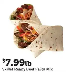 Fareway Skillet ready beef fajita mix offer