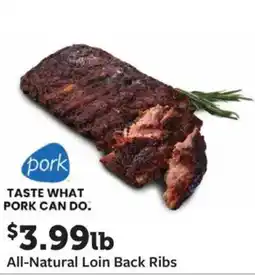 Fareway All-Natural Loin Back Ribs offer