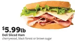 Fareway Deli Sliced Ham offer