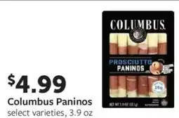 Fareway Columbus Paninos offer