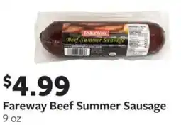Fareway Fareway Beef Summer Sausage offer