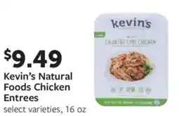 Fareway Kevin's natural foods chicken entrees offer