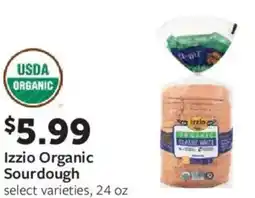Fareway Izzio organic sourdough offer