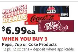 Fareway Pepsi, 7up or coke products offer