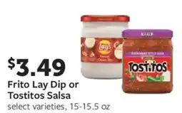 Fareway Frito lay dip or tostitos salsa offer