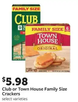 Fareway Club or town house family size crackers offer