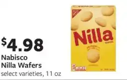 Fareway Nabisco nilla wafers offer