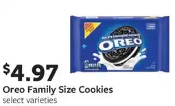 Fareway Oreo Family Size Cookies offer
