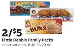 Fareway Little debbie family packs offer