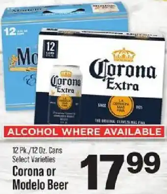 IGA Corona or Modelo Beer offer