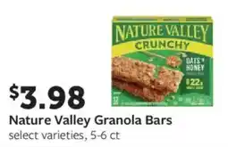 Fareway Nature valley granola bars offer