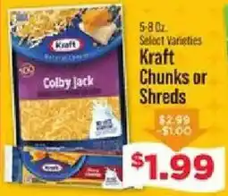 IGA Kraft Chunks or Shreds offer