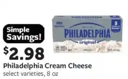 Fareway Philadelphia cream cheese offer