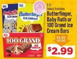 IGA Butterfinger Baby Ruth or 100 Grand Ice Cream Bars offer
