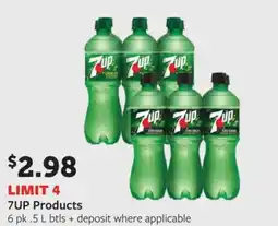 Fareway Limit 4 7up products offer