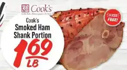 IGA Cook's Smoked Ham Shank Portion offer
