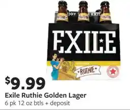 Fareway Exile ruthie golden lager offer