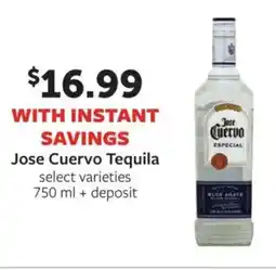 Fareway Jose cuervo tequila offer