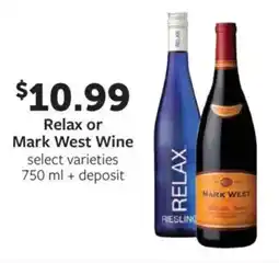 Fareway Relax or mark west wine offer