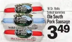 IGA Ole South Pork Sausage offer