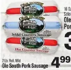 IGA Ole South Pork Sausage offer