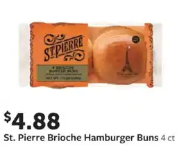 Fareway St. Pierre Brioche Hamburger Buns 4 ct offer